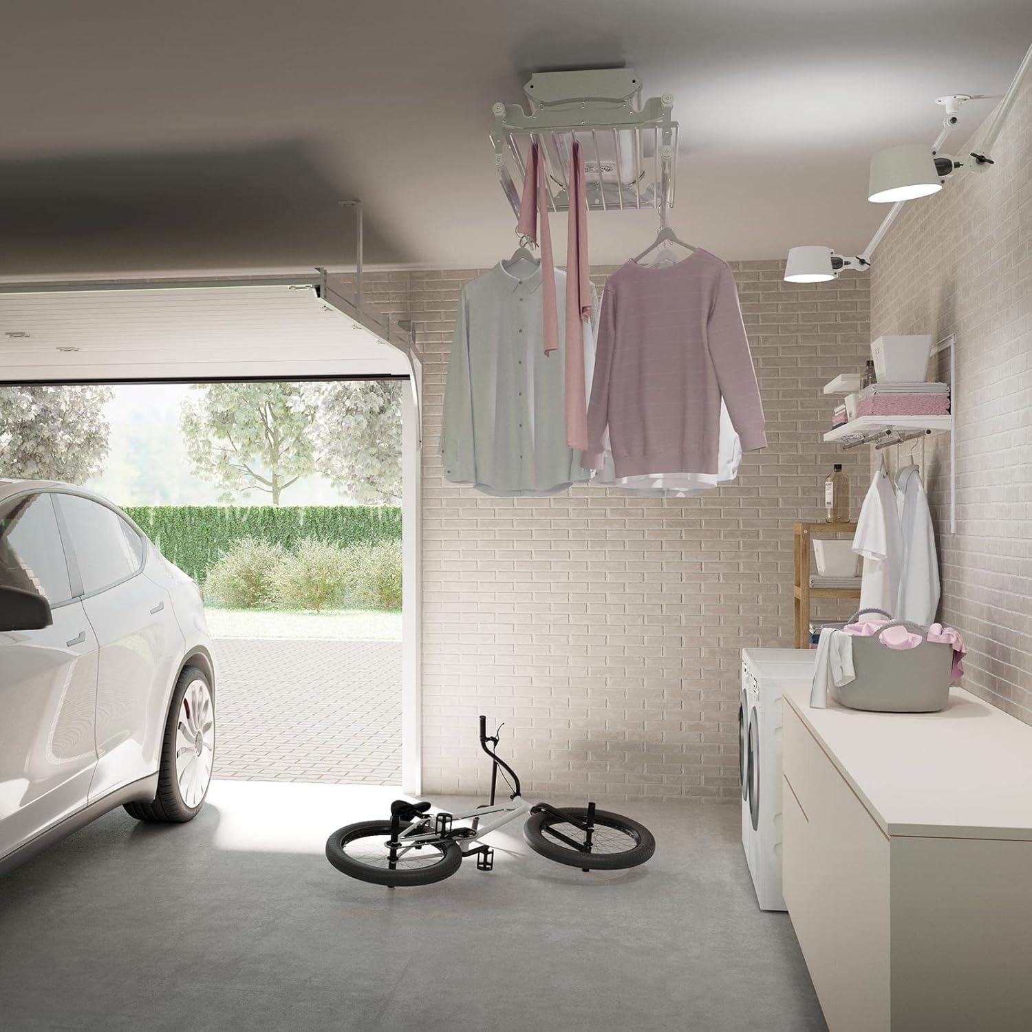 Quel étendoir à linge pour plafond acheter