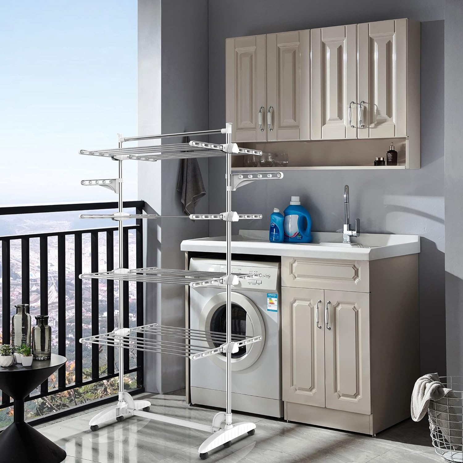 Quel étendoir à linge sur roulettes acheter
